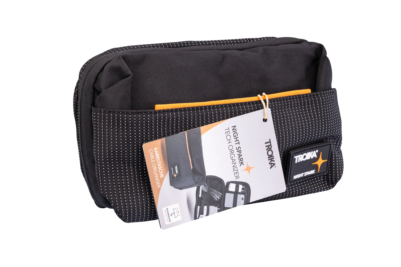 Kabeltasche NIGHT SPARK TECH ORGANIZER, orange/schwarz – Bild 8