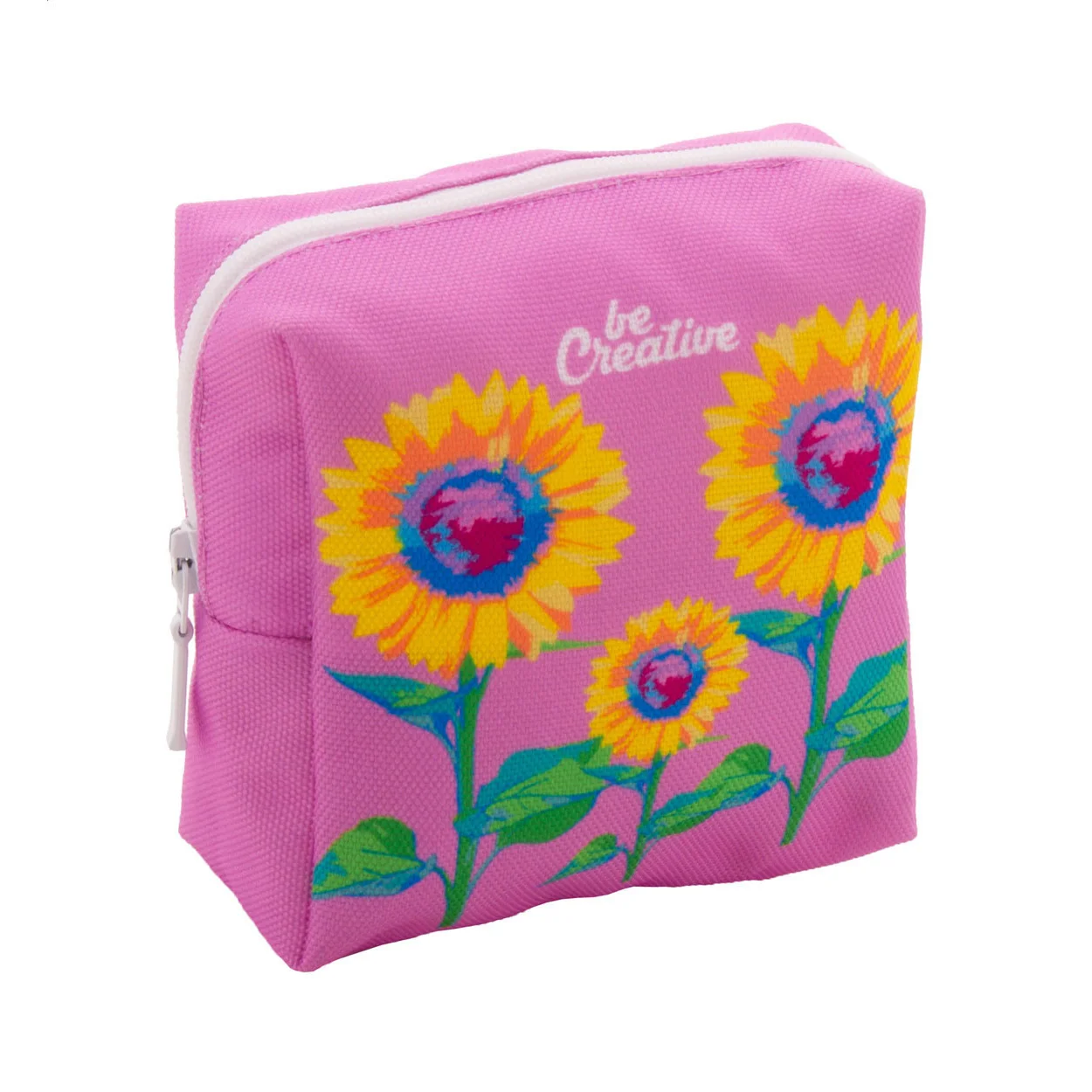 Individuelle Kosmetiktasche CreaBeauty Square S, weiß – Bild 5