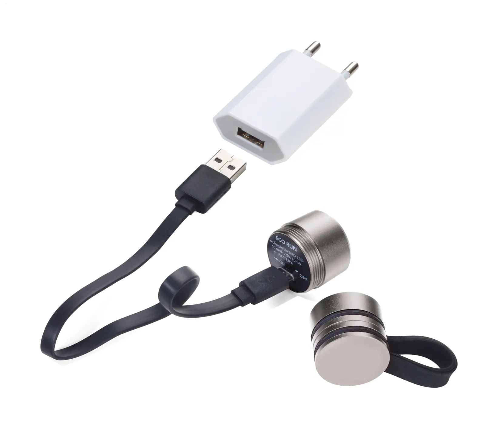 Taschenlampe ECO RUN schwarz/titanfarben, schwarz/titanfarben – Bild 5