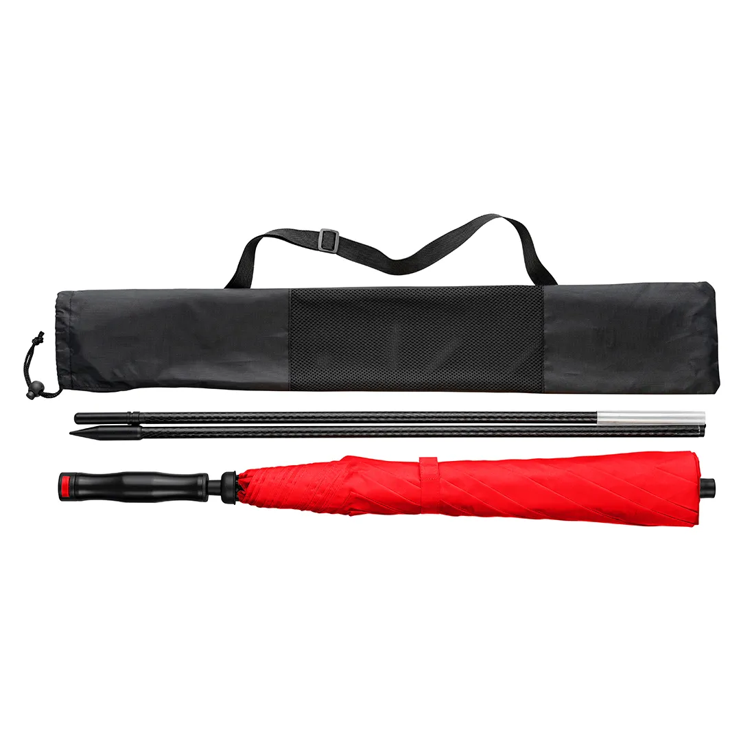 Strand-Sonnenschirm Travelmate Camper, rot – Bild 3