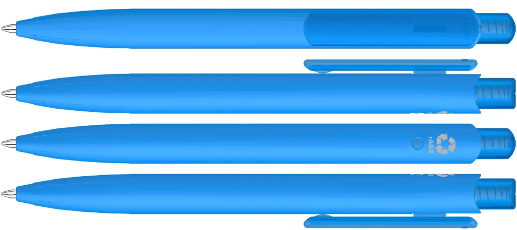 STAGE K frozen GUM RECY Druckkugelschreiber hellblau, hellblau – Bild 2
