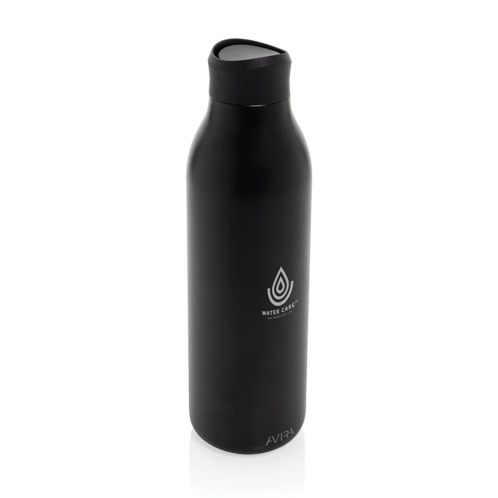 Avira Alok 360 Klick-Wasserflasche aus RCS rec. Stahl, 600ml, schwarz – Bild 7