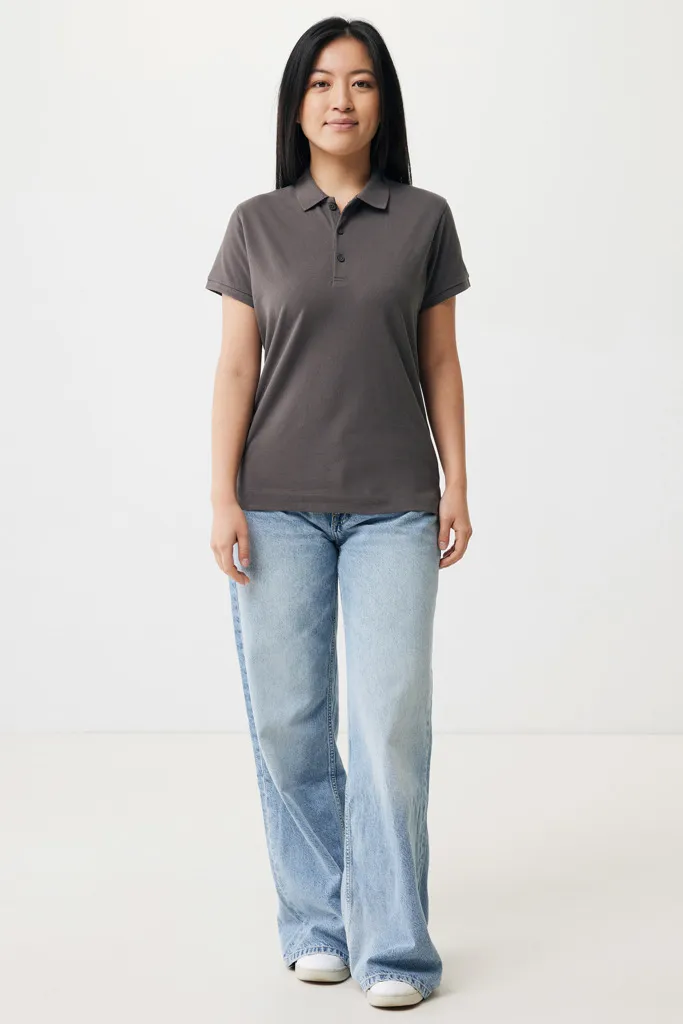 IQONIQ Yosemite Damen Piqué-Poloshirt aus rec. Baumwolle, anthrazit – Bild 5
