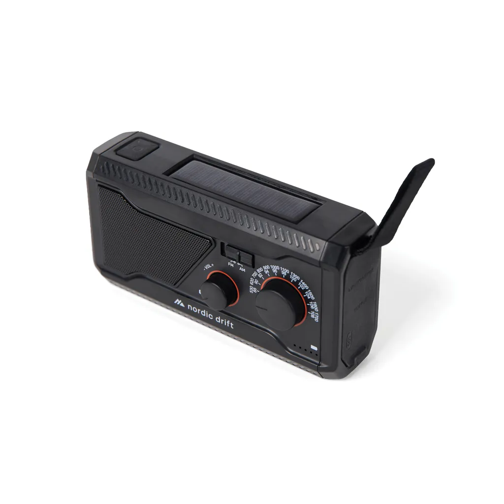 Nordic Drift Titan IPX4 multifunktionales Radio 4000mAh, schwarz – Bild 5