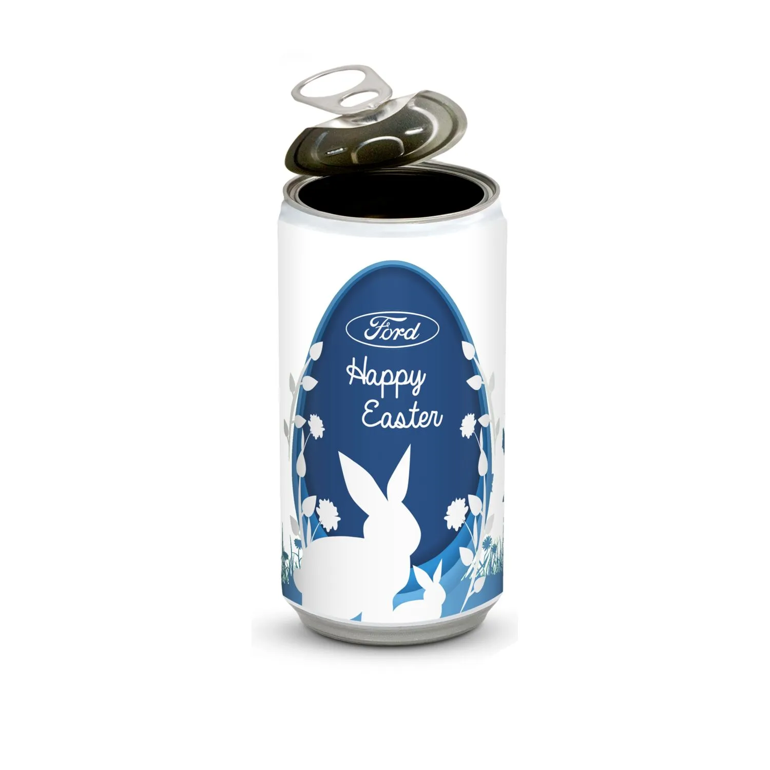 Geschenkartikel / Präsentartikel: Lindt-Oster-Überraschung, Das Nest in der Dose - verschiedene Designs, grün – Bild 2