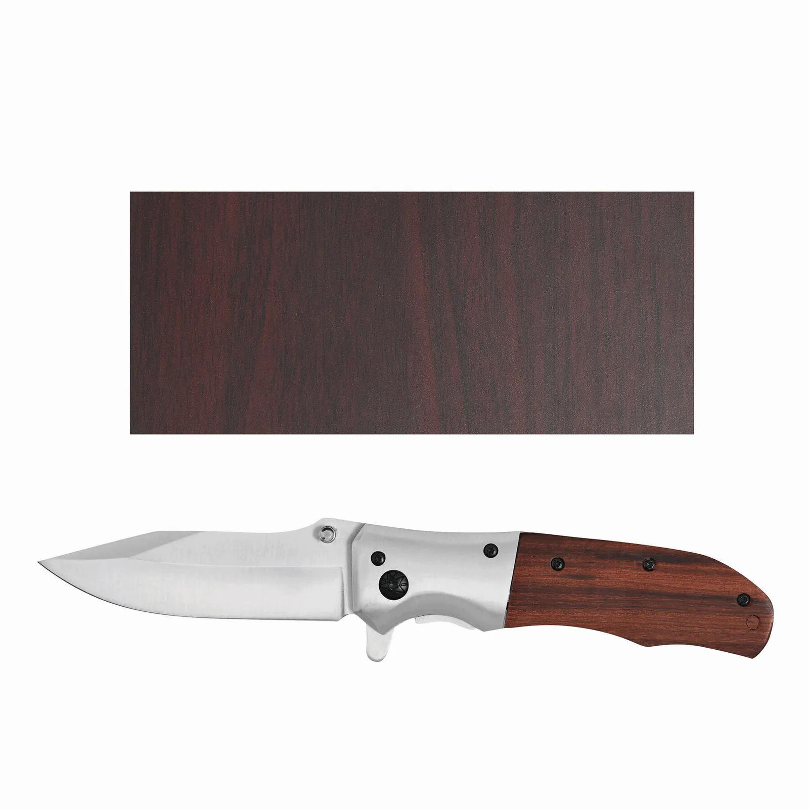 HUNTSMAN - Jagdmesser braun, silber, braun, silber – Bild 2