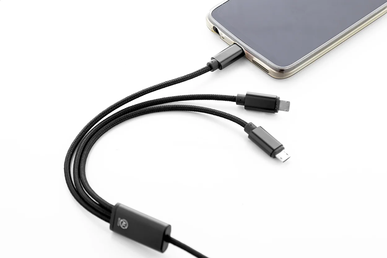 USB-Ladekabel Ralong, schwarz – Bild 4