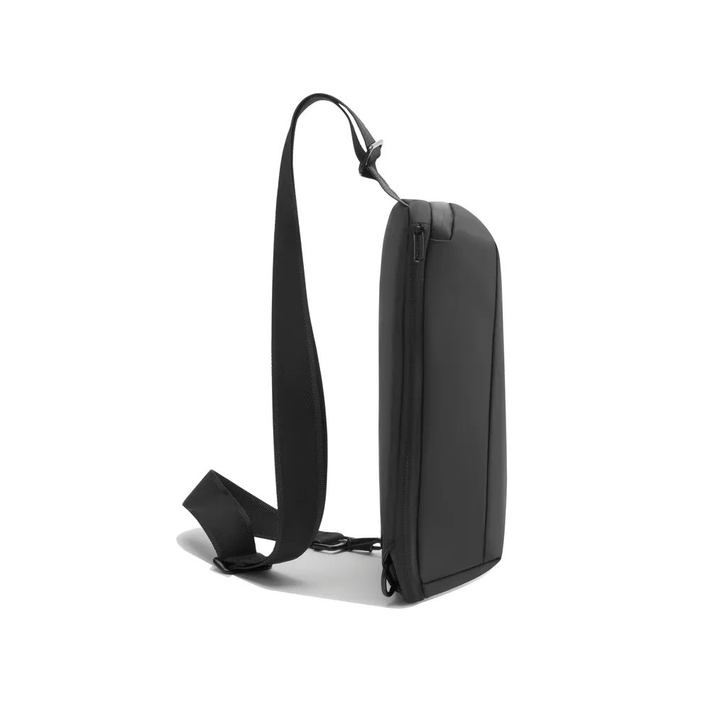 Urban wasserabweisender Sling-Bag, schwarz – Bild 3