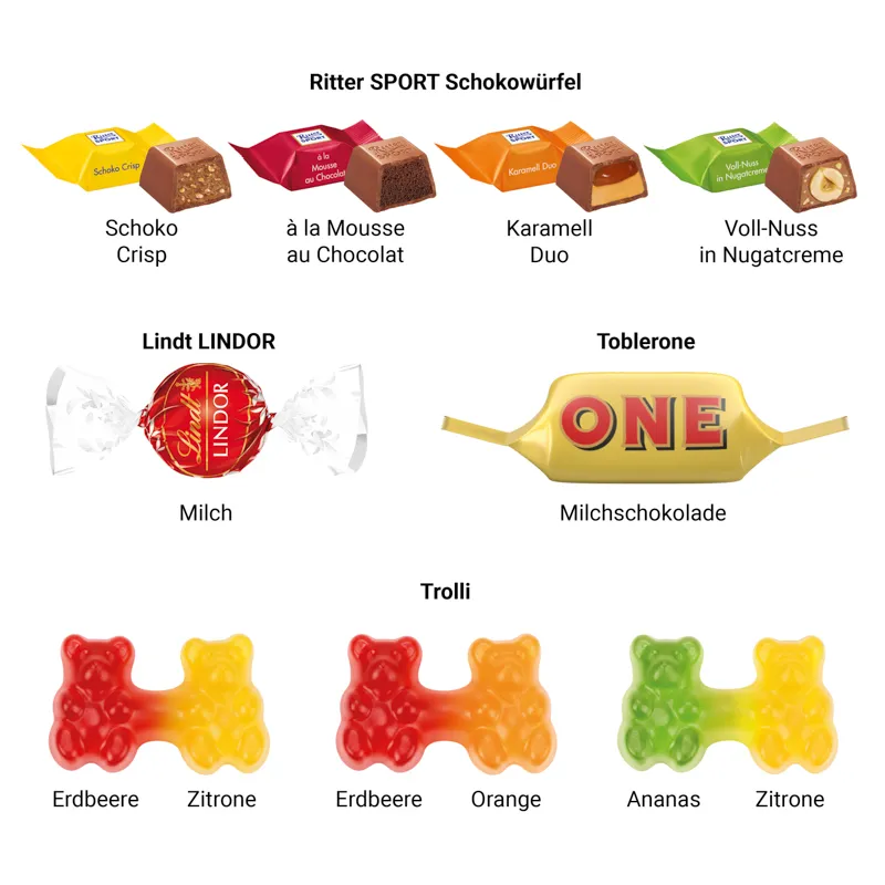 Adventskalender Eco L, Toblerone Tiny – Bild 2