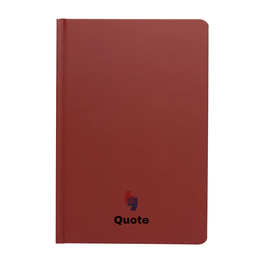 A5 Impact Steinpaper Hardcover Notizbuch, rot – Bild 5