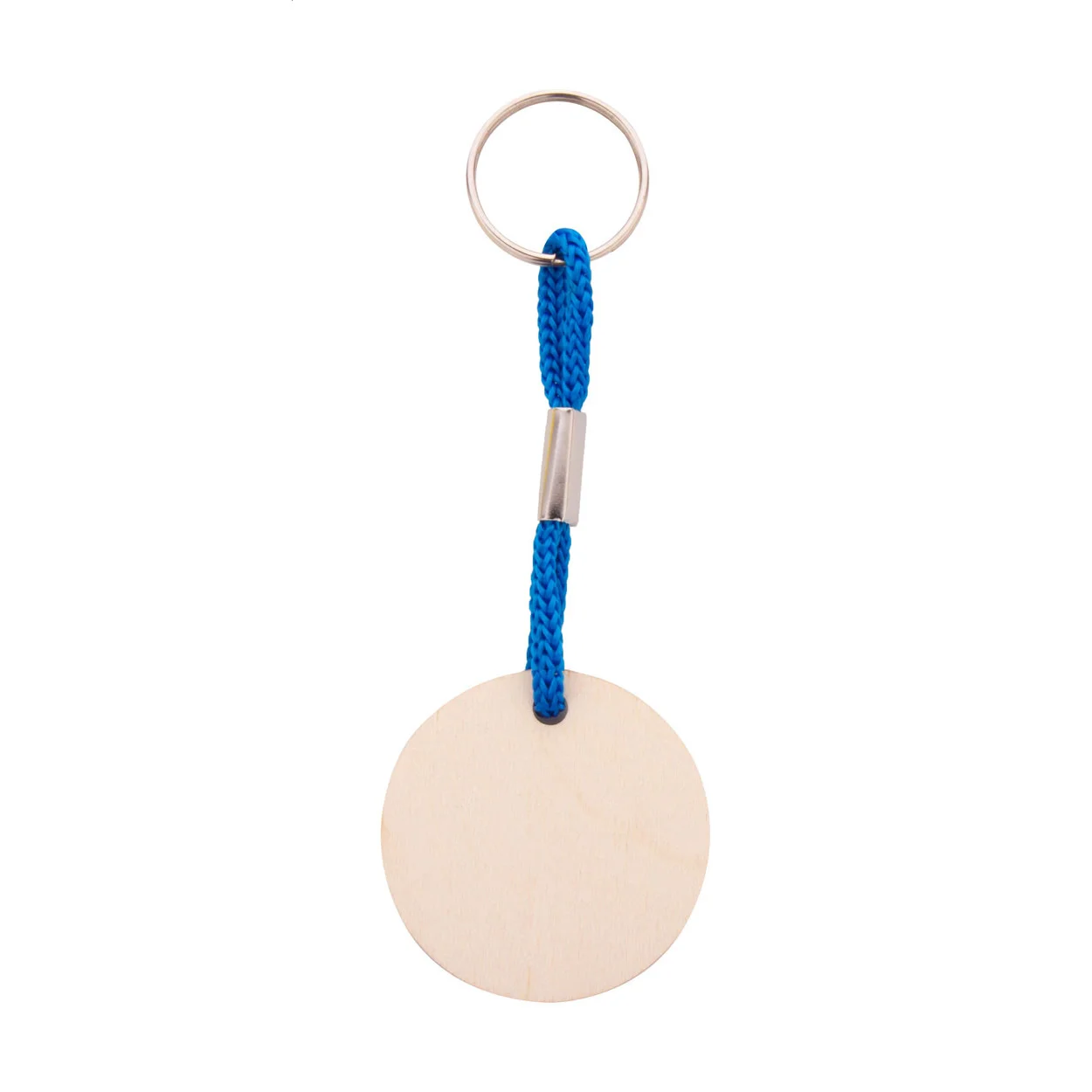 Individueller Schlüsselanhänger Woody Plus A, blau, natur – Bild 2
