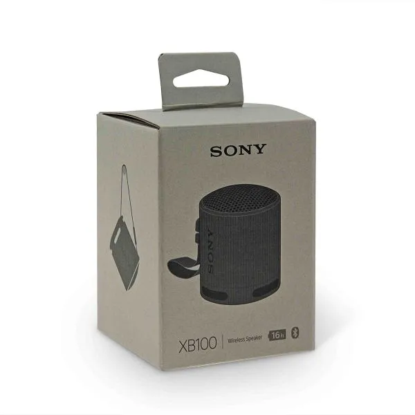 Sony Bluetooth-Lautsprecher SRS-XB100, Schwarz – Bild 2