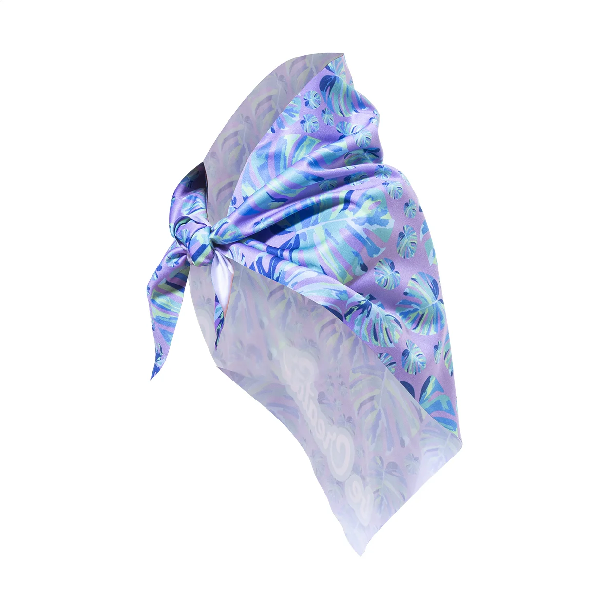 Individuelles Kopftuch TriScarf, weiß – Bild 3