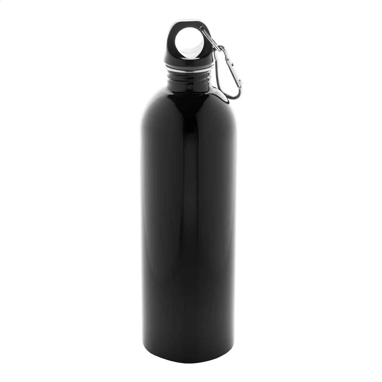Flasche Ressuto XL aus recyceltem Edelstahl, schwarz – Bild 5