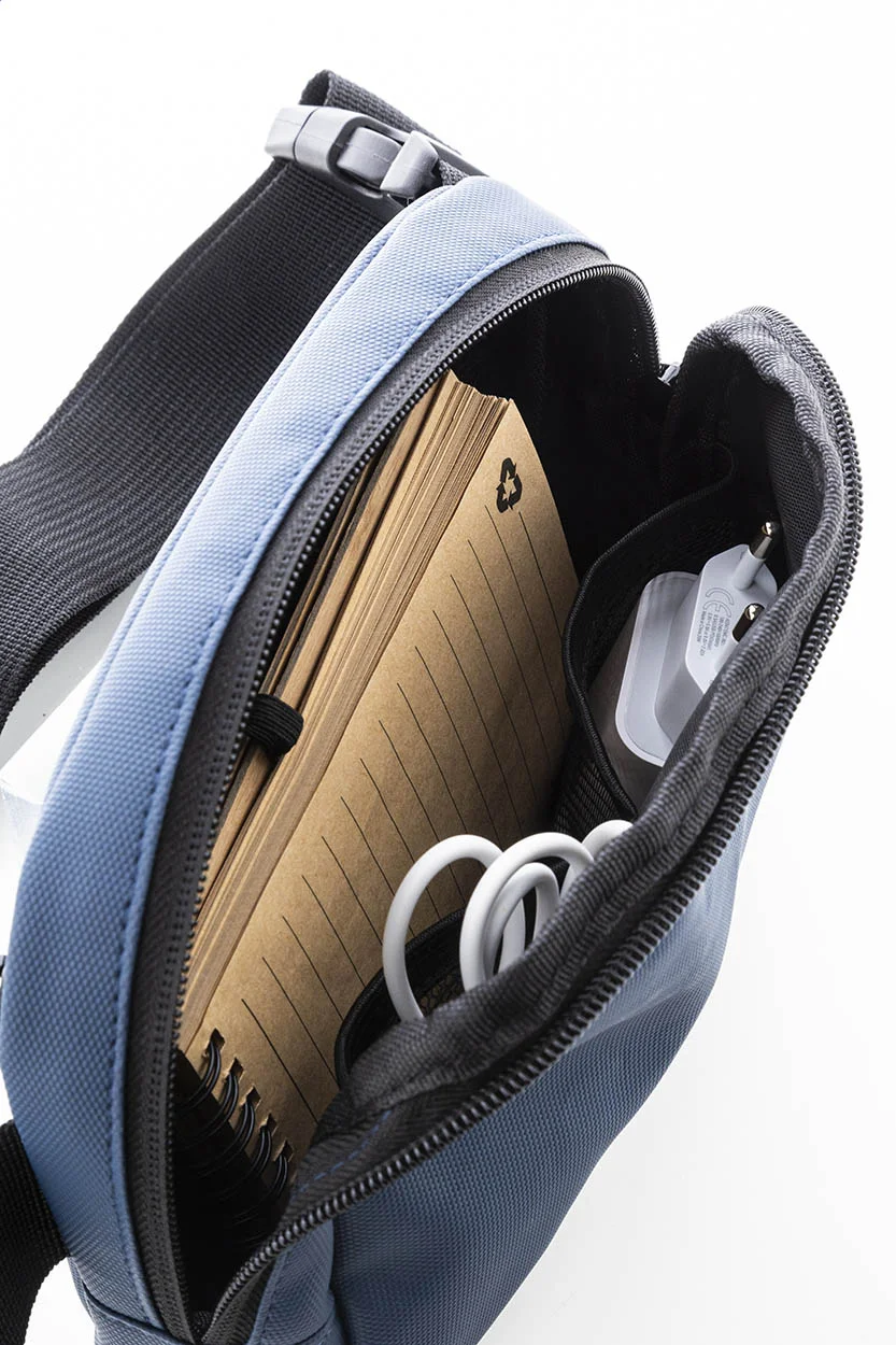 RPET Gürteltasche Wappu, blau – Bild 7
