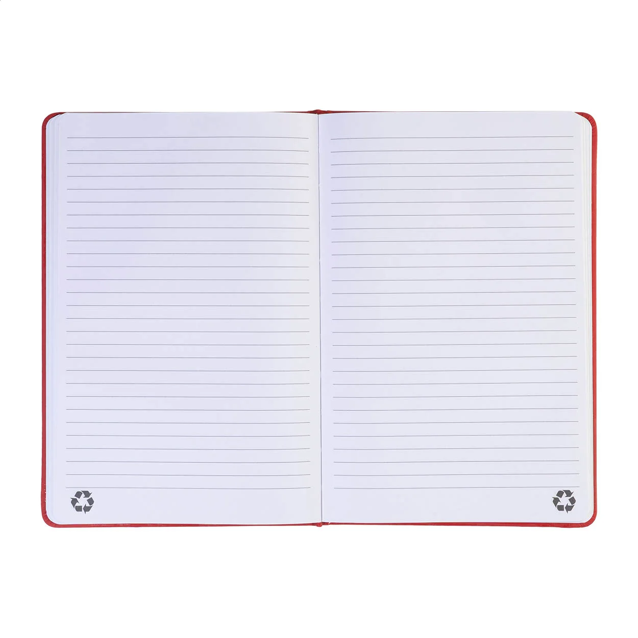 Antistress-Notizbuch Senspuk aus RPU, rot – Bild 3