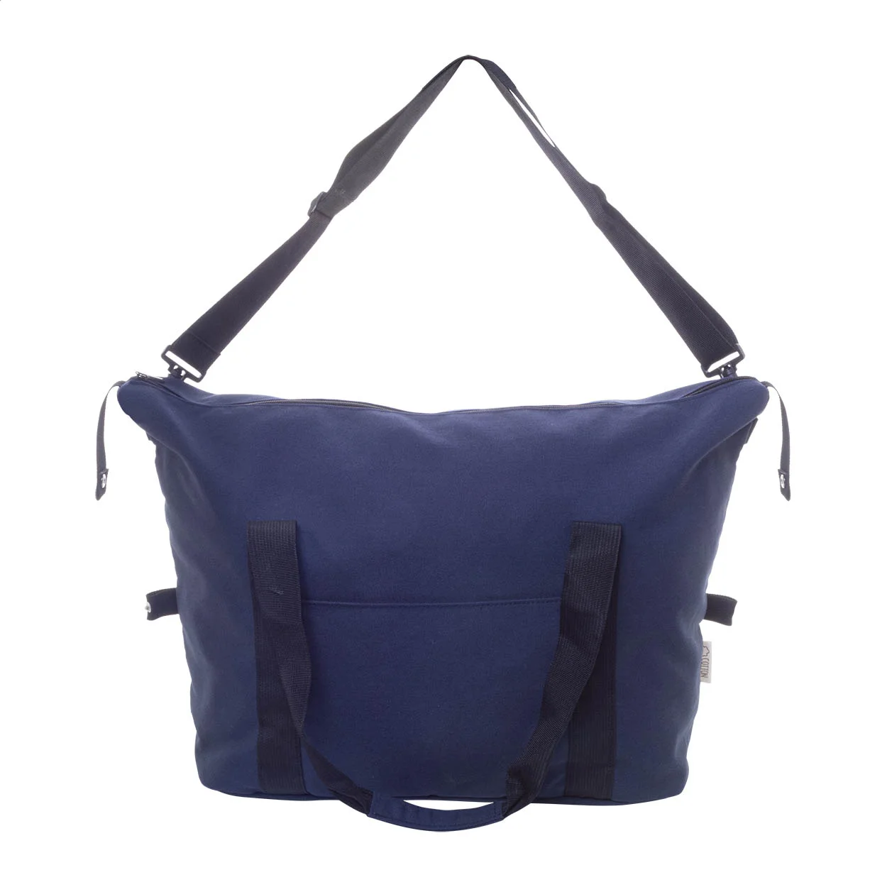 Recycelten Canvas Reisetasche Rebyss Travel, dunkelblau – Bild 3