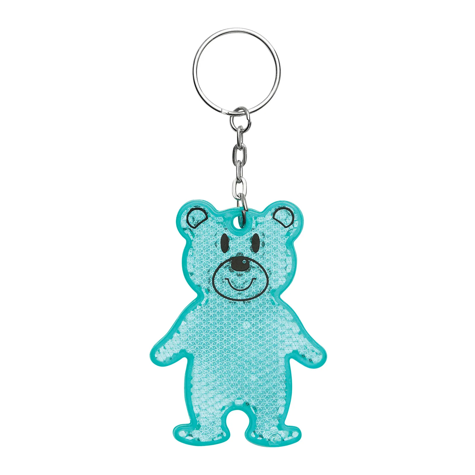 TEDDY - Reflektierender Schlüsselanhänger, türkis – Bild 2