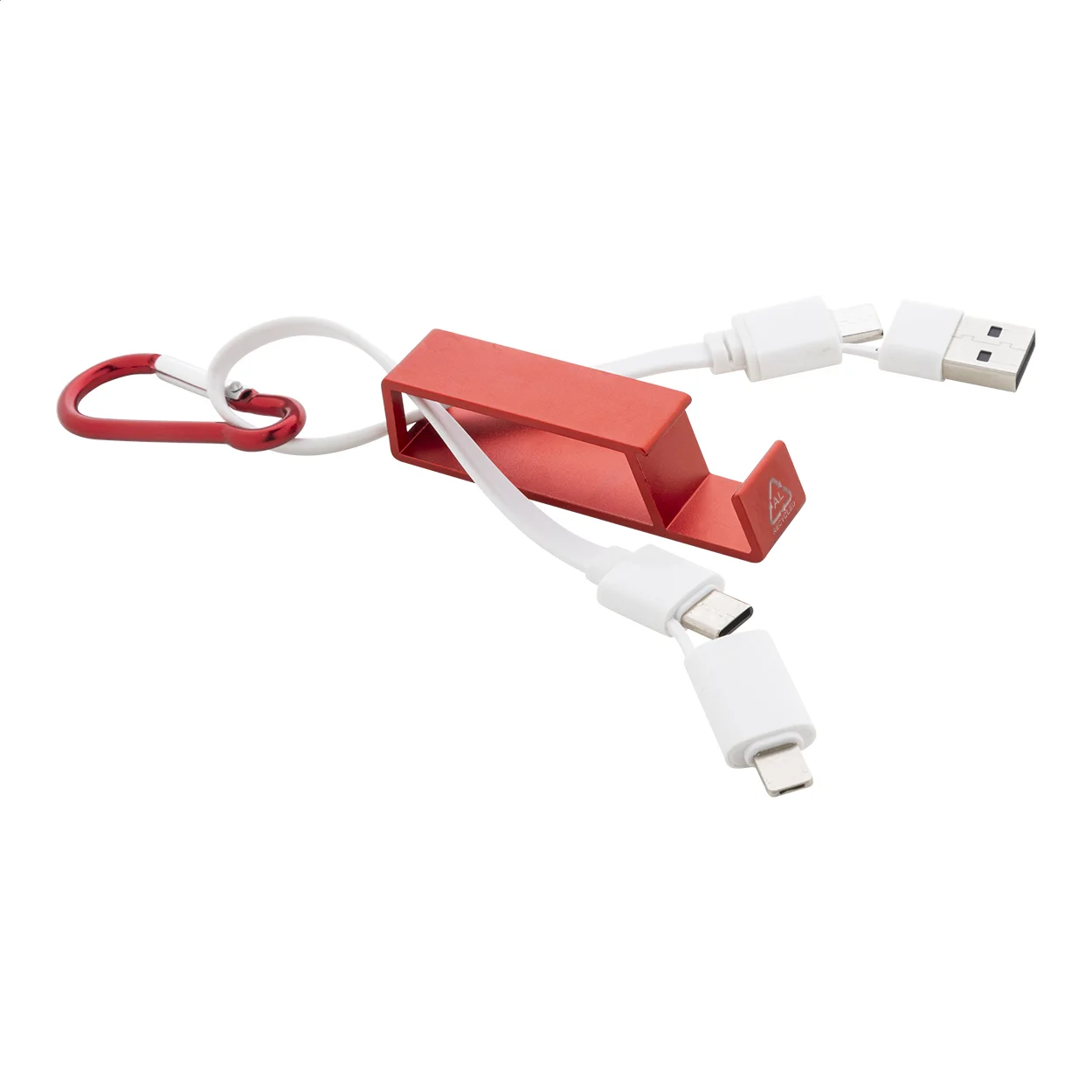 USB-Ladekabel Cappy, rot – Bild 6