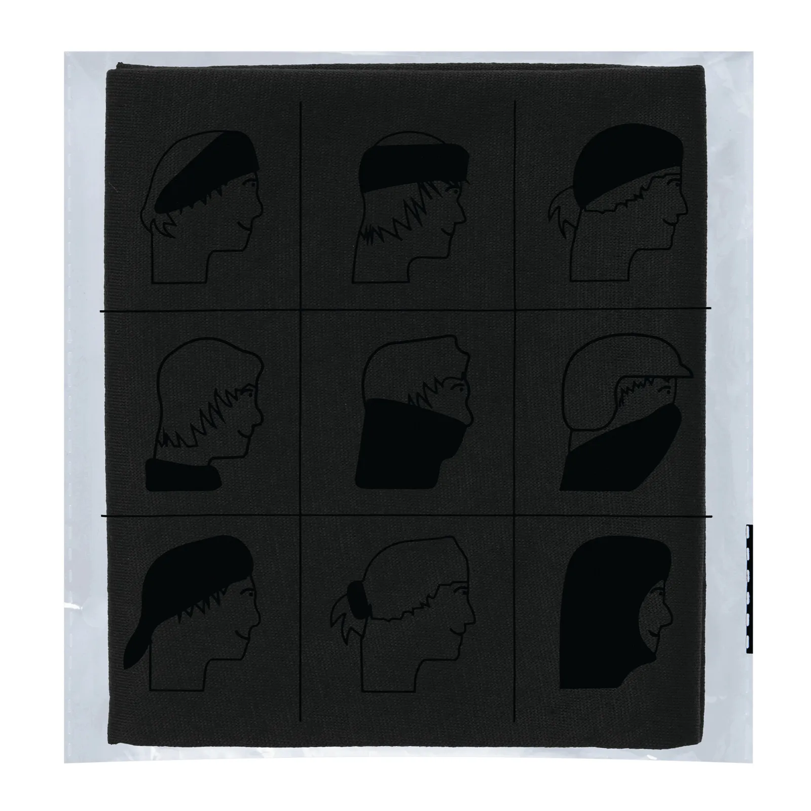 TRENDY - Multifunktionstuch, schwarz – Bild 3