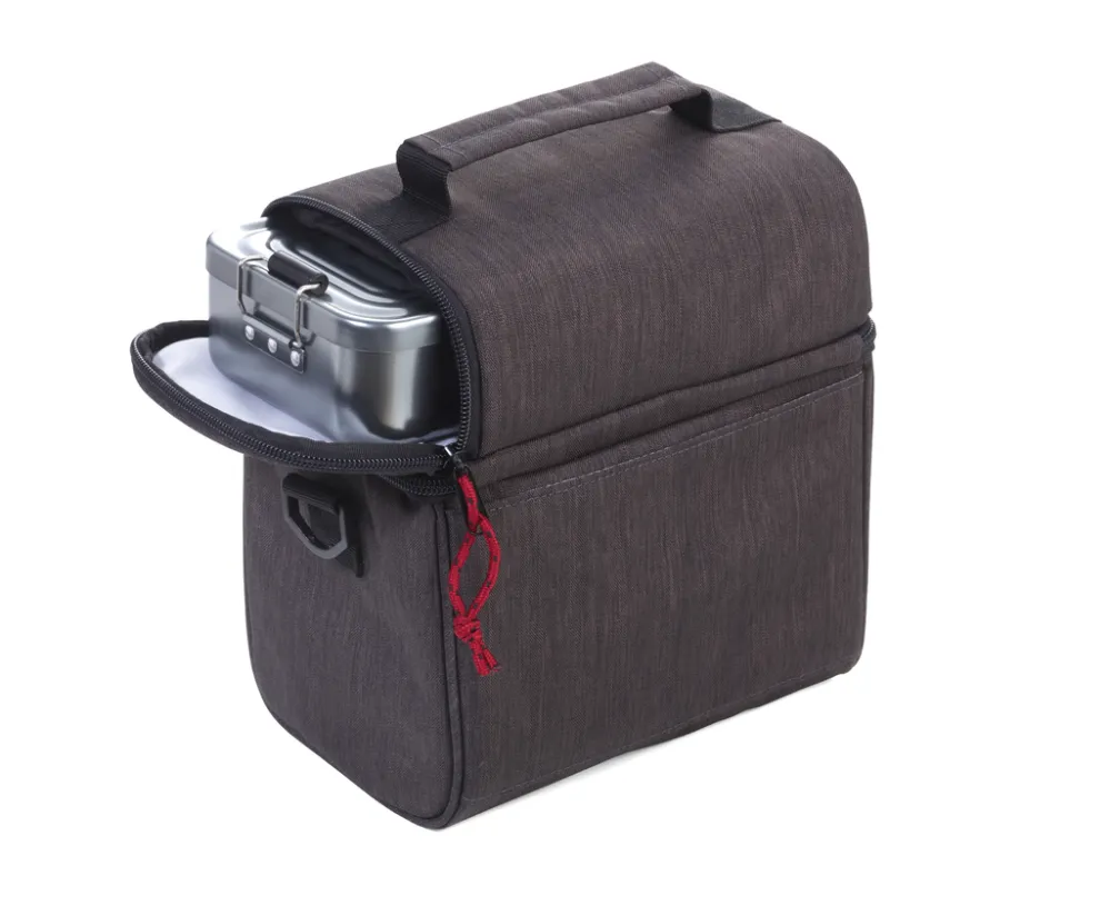 Isoliertasche BUSINESS LUNCH COOLER, anthrazit/schwarz – Bild 4
