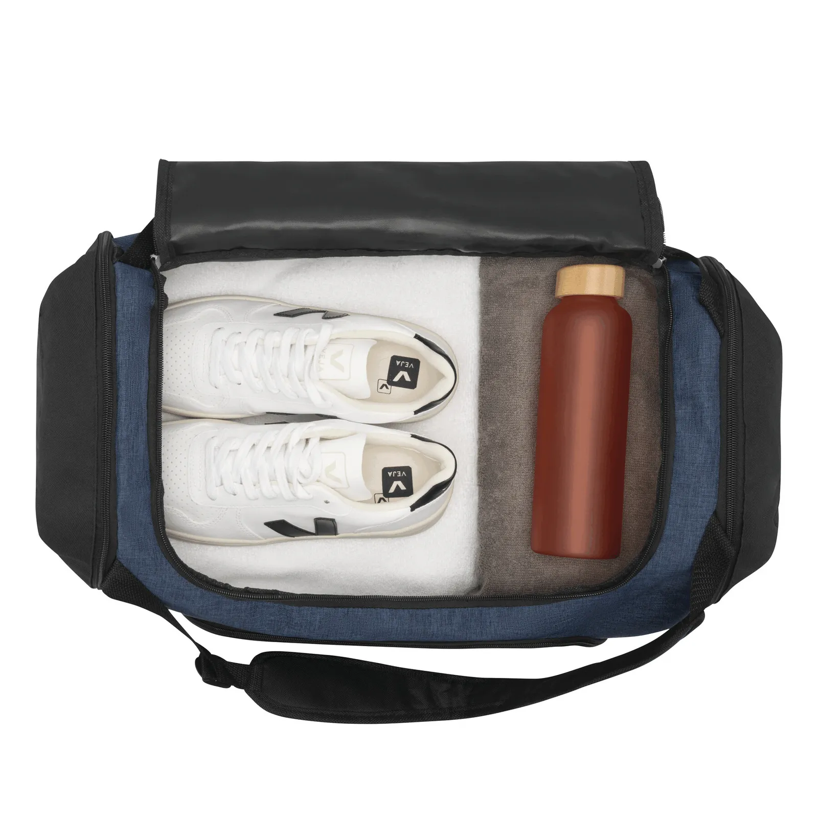 2 IN 1 - Sporttasche, blau, schwarz – Bild 11