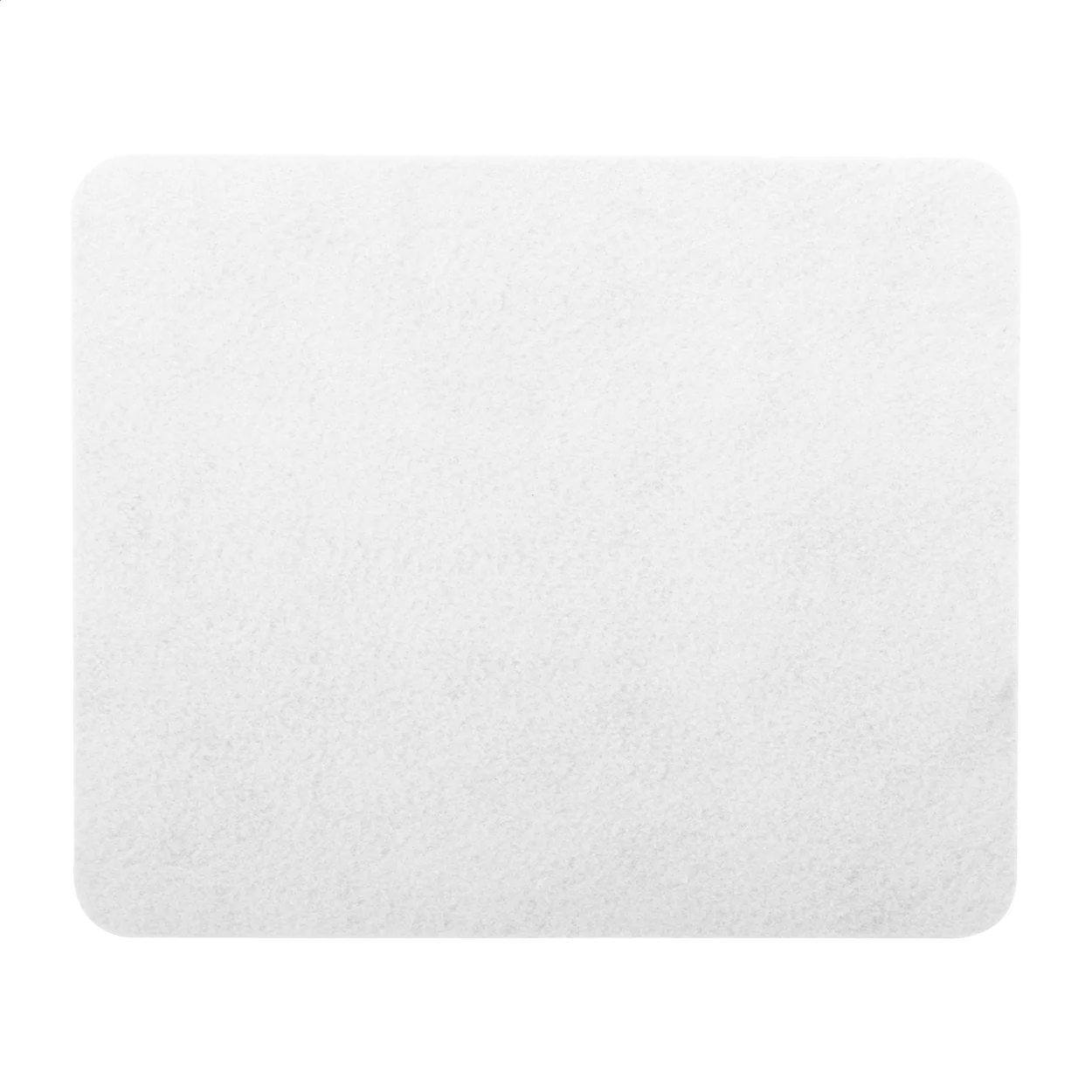 RPET Mauspad CreaFelt Cursor, weiß – Bild 4