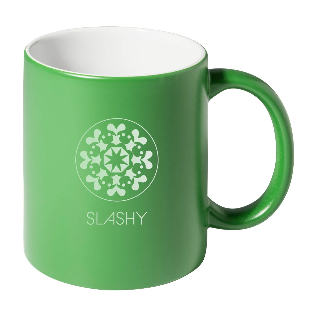 Tasse Covory, grün, weiß