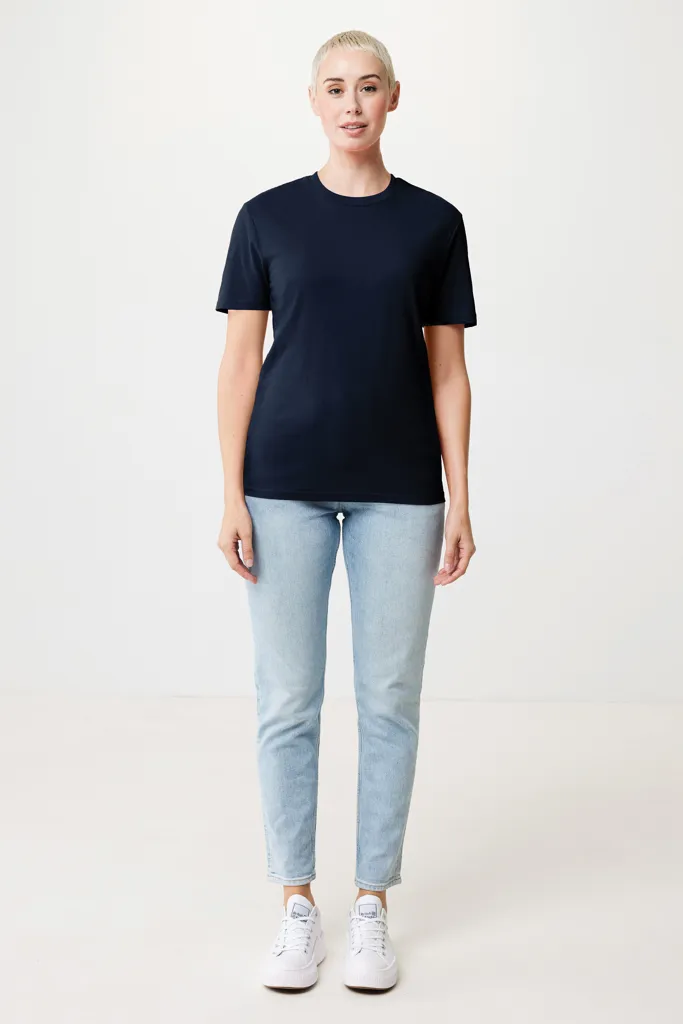 IQONIQ Bryce T-Shirt aus recycelter Baumwolle, navy blau – Bild 4