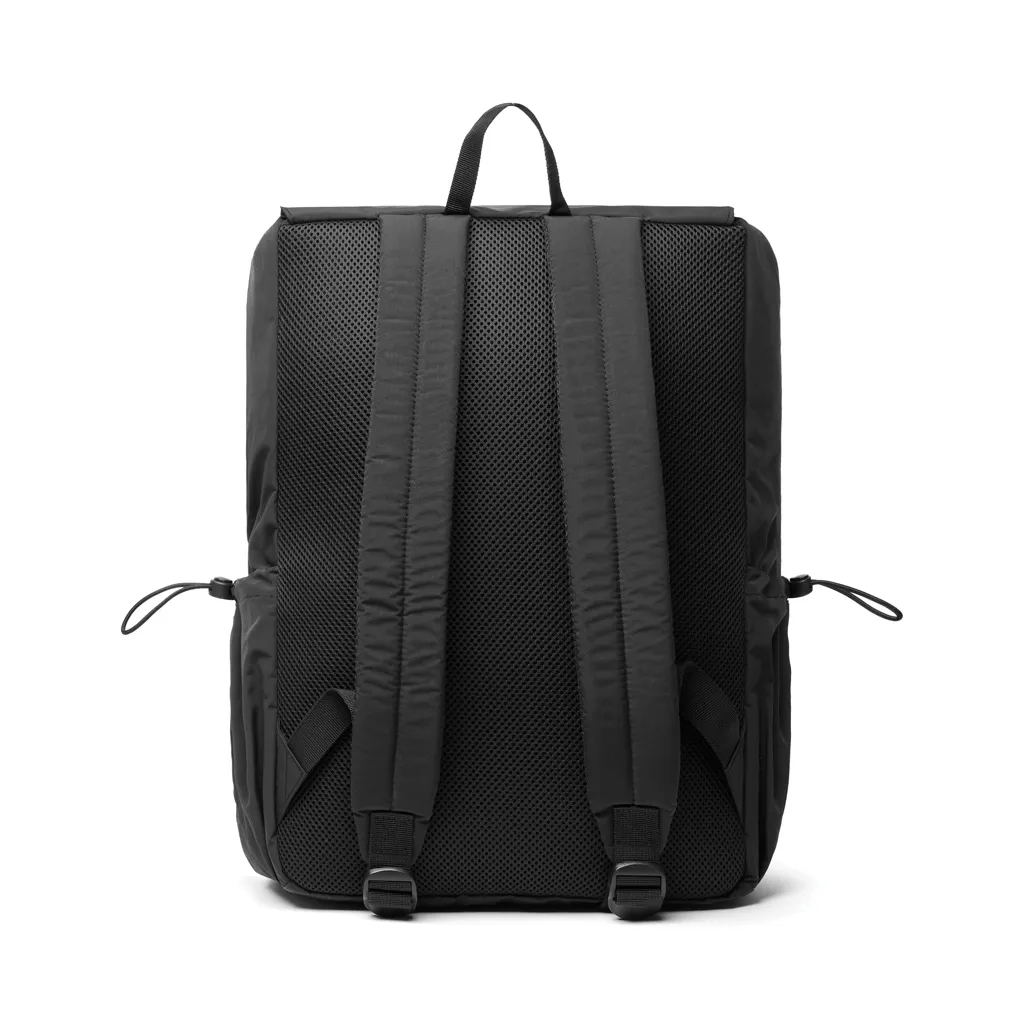 KENTO URBAN Everyday Rucksack aus RCS recyceltem Nylon, schwarz – Bild 2