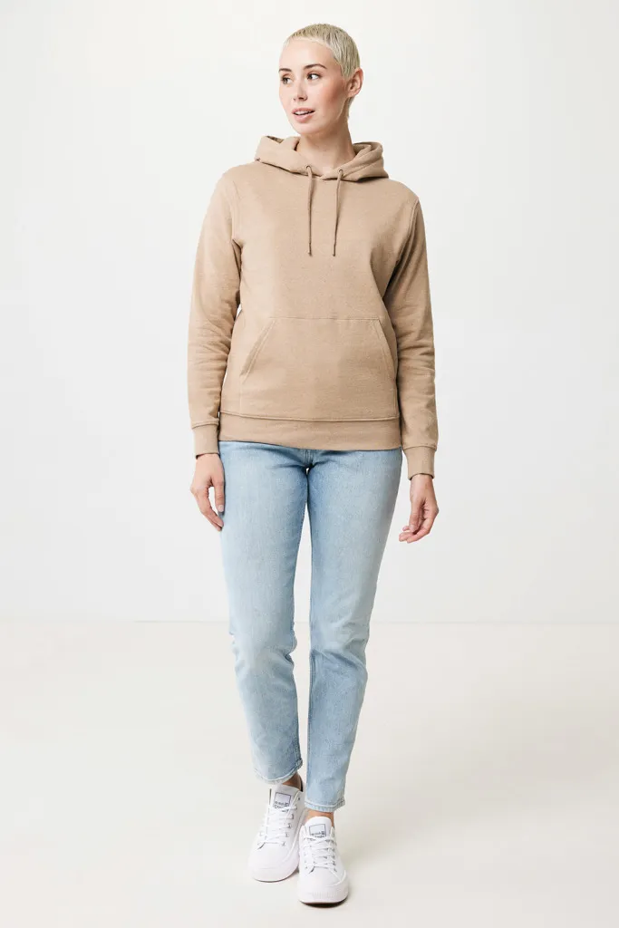 IQONIQ Torres ungefärbter Hoodie aus recycelter Baumwolle, heather brown – Bild 7