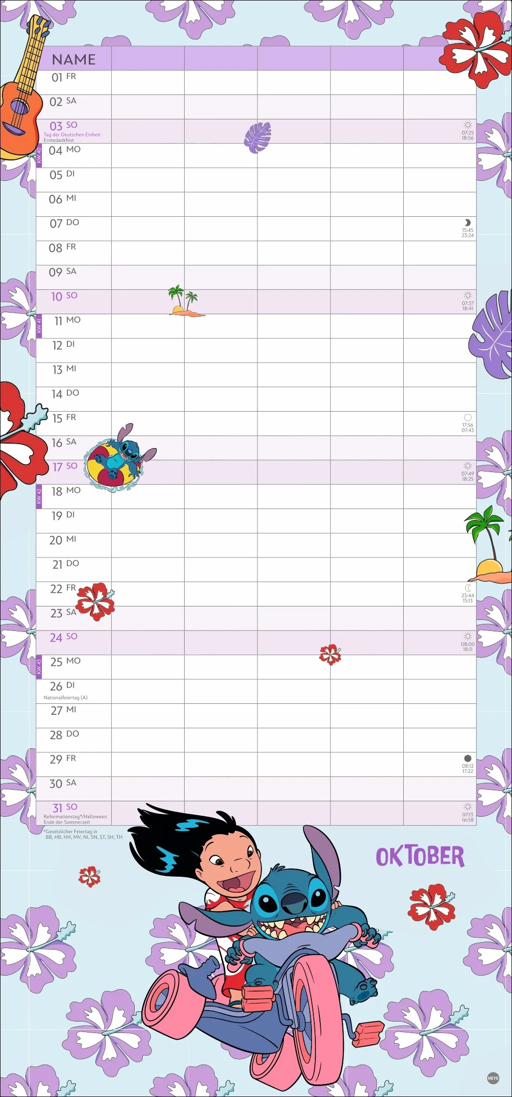 Stitch Familienplaner 2027 – Bild 11