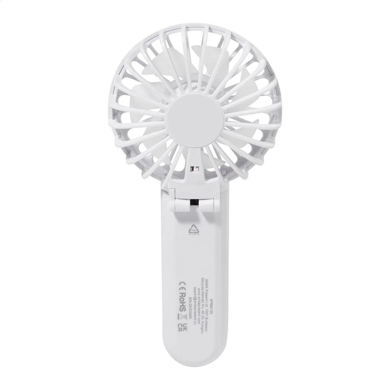 RABS Wiederaufladbarer Handventilator Chilly, weiß – Bild 5