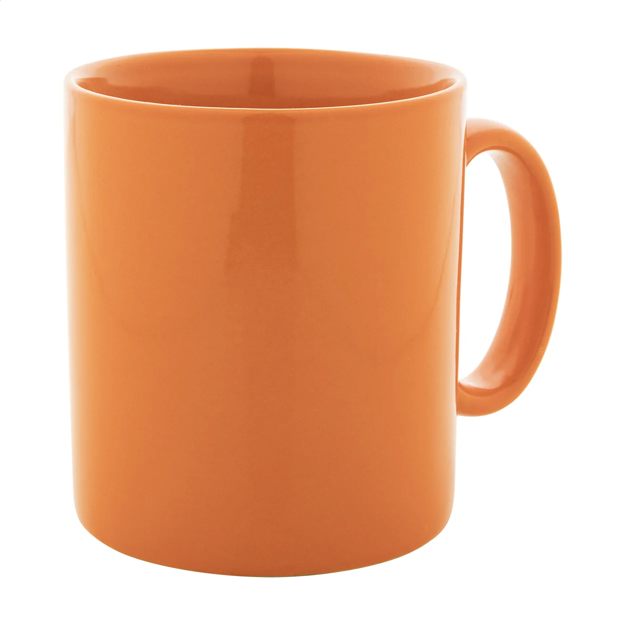 farbiger Keramikbecher Kolomu, orange – Bild 2