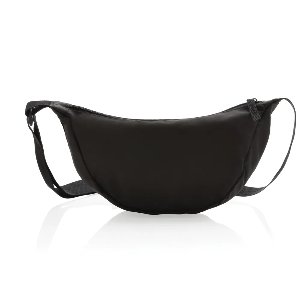 Crescent AWARE™ RPET Half-Moon Sling Tasche, schwarz – Bild 3