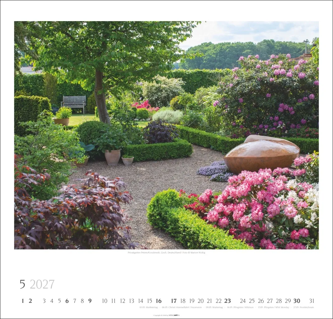 Gartenträume Wandkalender 2027 – Bild 6