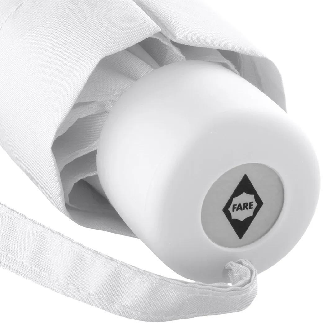 Alu-Mini-Taschenschirm, weiß – Bild 8