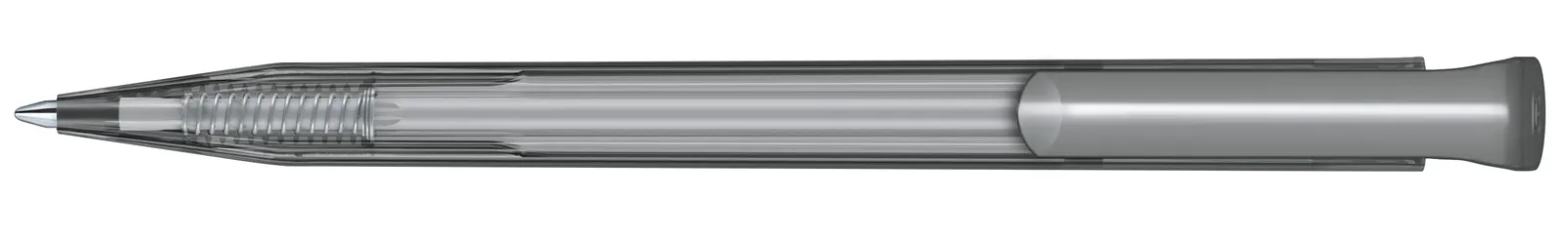Super Hit Clear Druckkugelschreiber, Cool Gray 9 – Bild 3