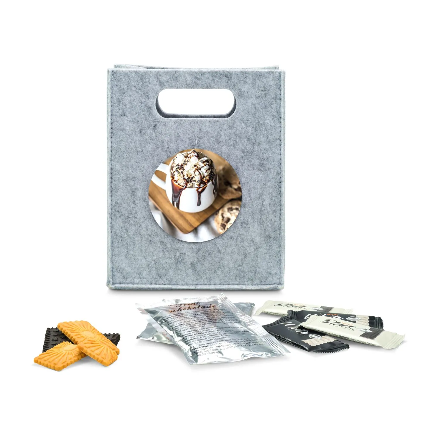 Geschenkset / Präsenteset: Chocolate Caliente, grau – Bild 5