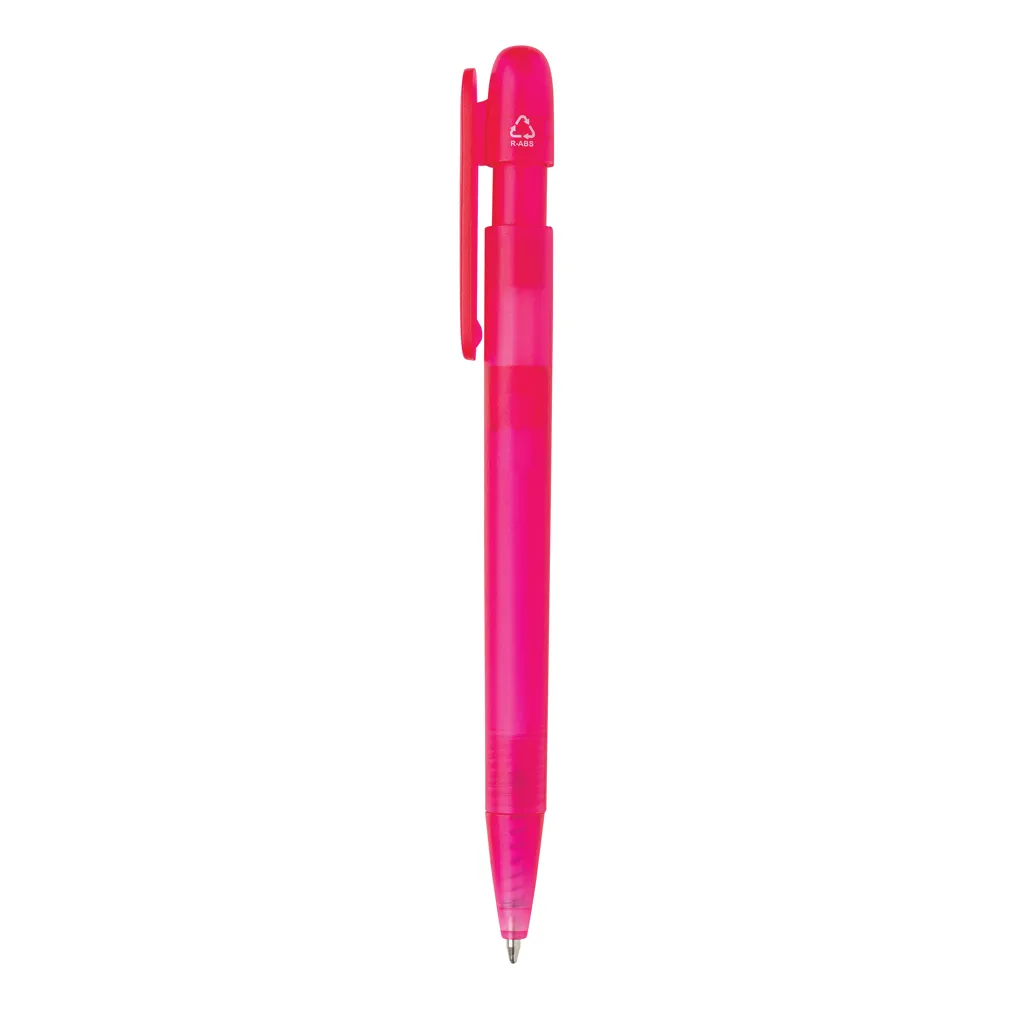 Devin transparenter Stift aus GRS zertifiziertem rABS, rosa – Bild 3