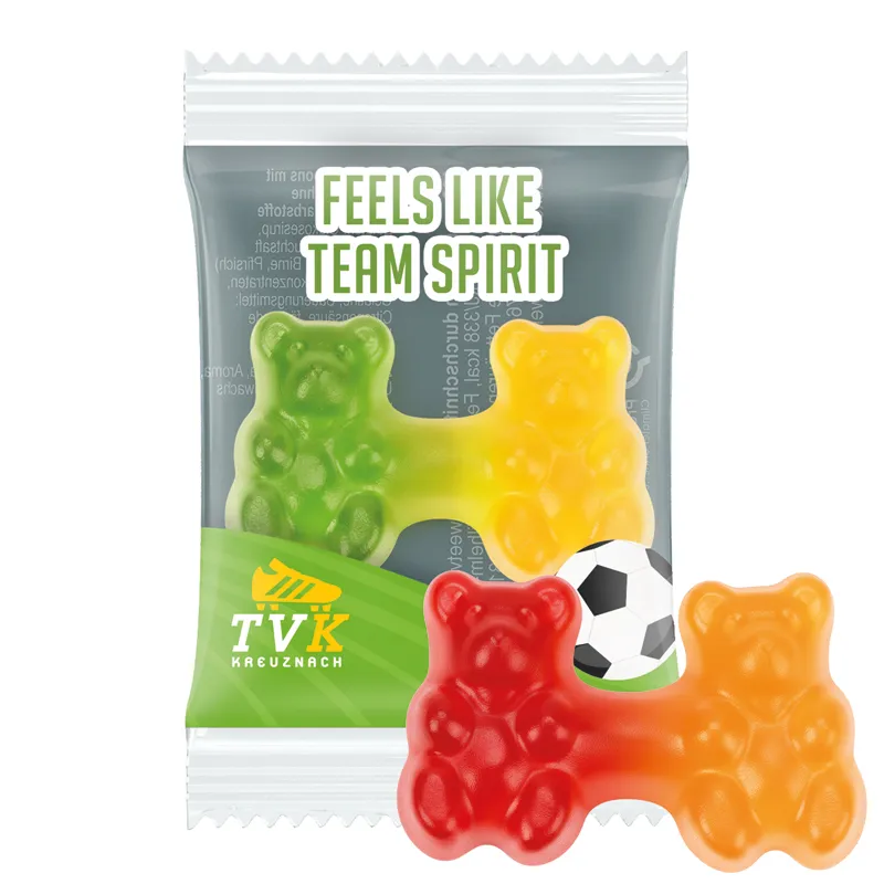 Trolli Team Gummibärchen Premium, Folie kompostierbaren transparent, transparent – Bild 3