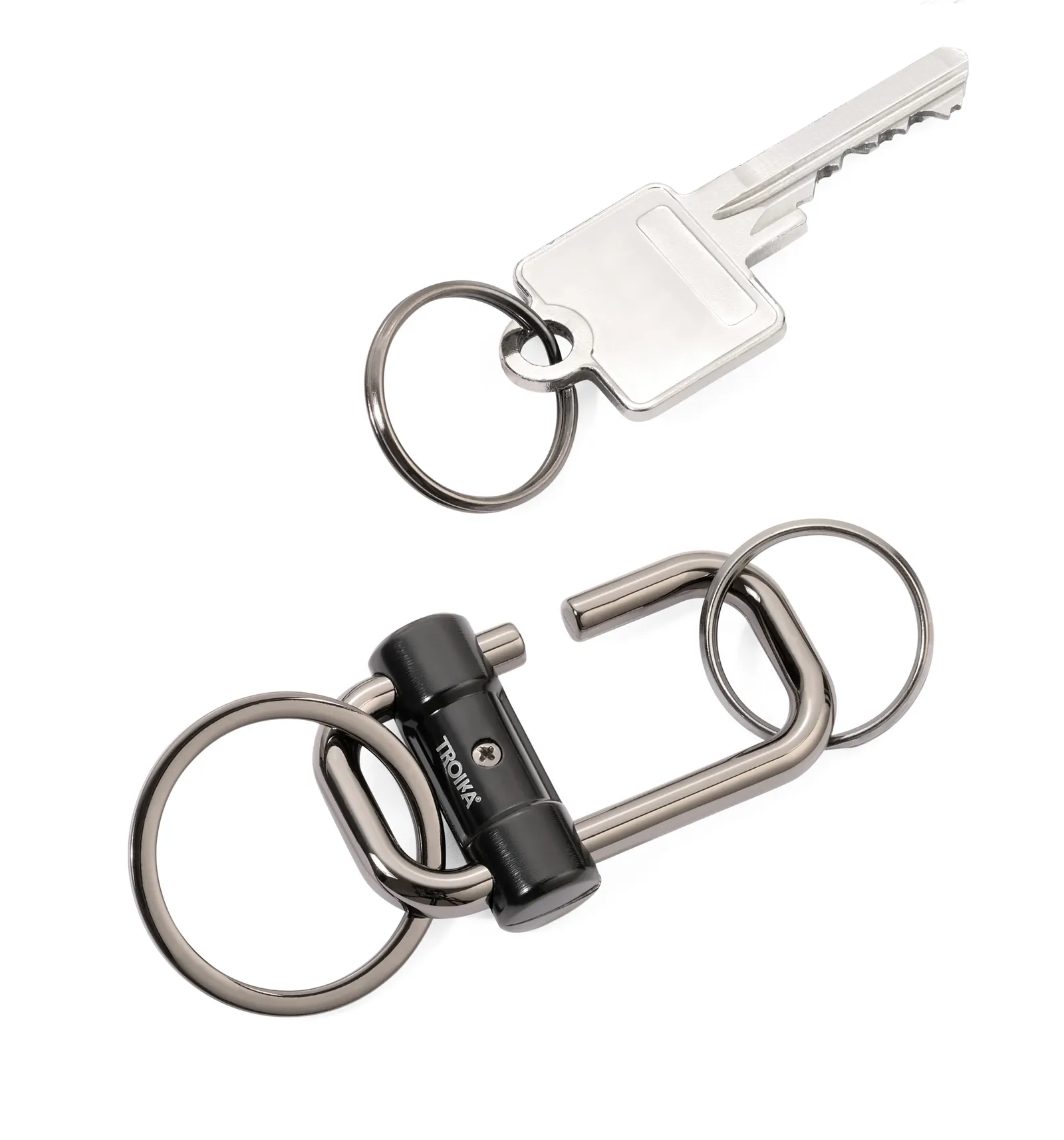 Schlüsselanhänger 2-WAY KEY gunmetal/schwarz, gunmetal/schwarz – Bild 5