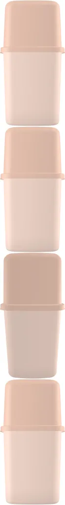 RECYCLED PET BOX Etui sand, sand – Bild 2