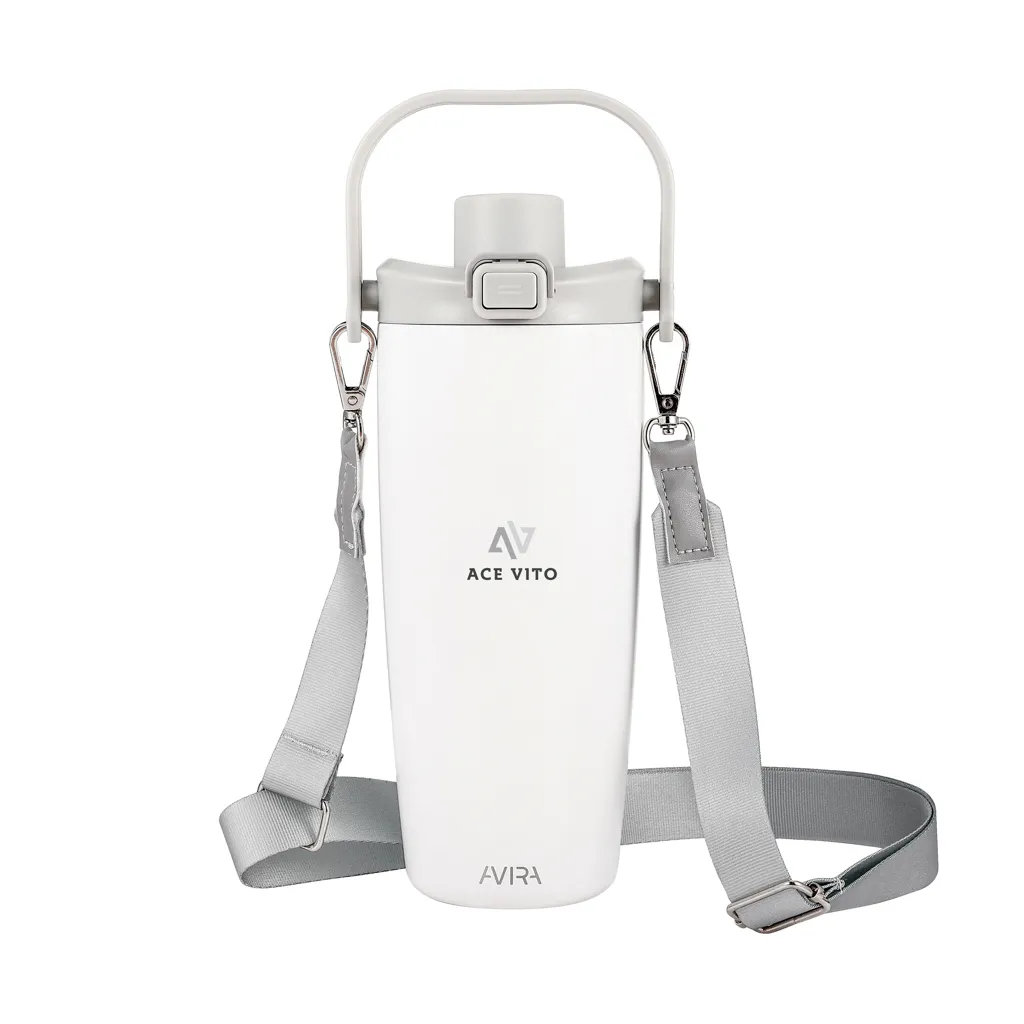 Avira Ayala Crossbody Duosip Becher aus RCS rec. Stahl, weiß – Bild 9