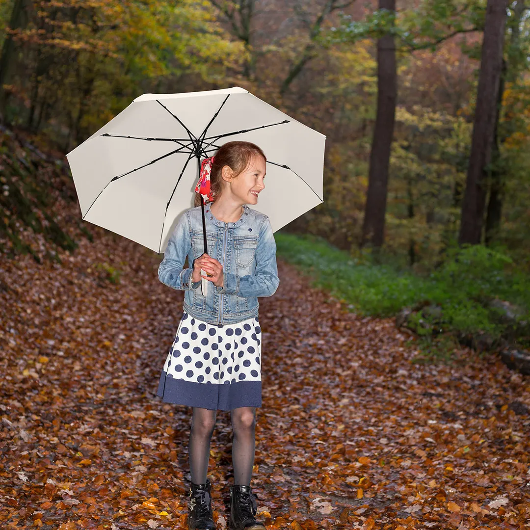 Taschenschirm ÖkoBrella, Ø 98 cm, Länge 26,5 cm, naturweiß wS – Bild 8