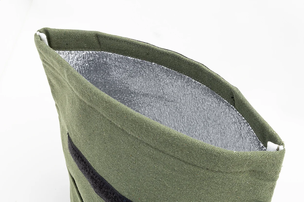 Rucksack Rekan Cool aus recyceltem Canvas, grün – Bild 2