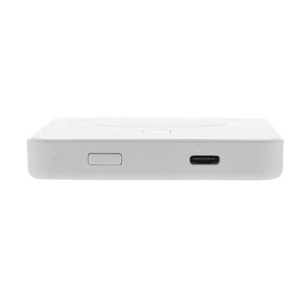 Magnetix 5.000mAh magnetische Powerbank aus RCS recycel. ABS, weiß – Bild 5