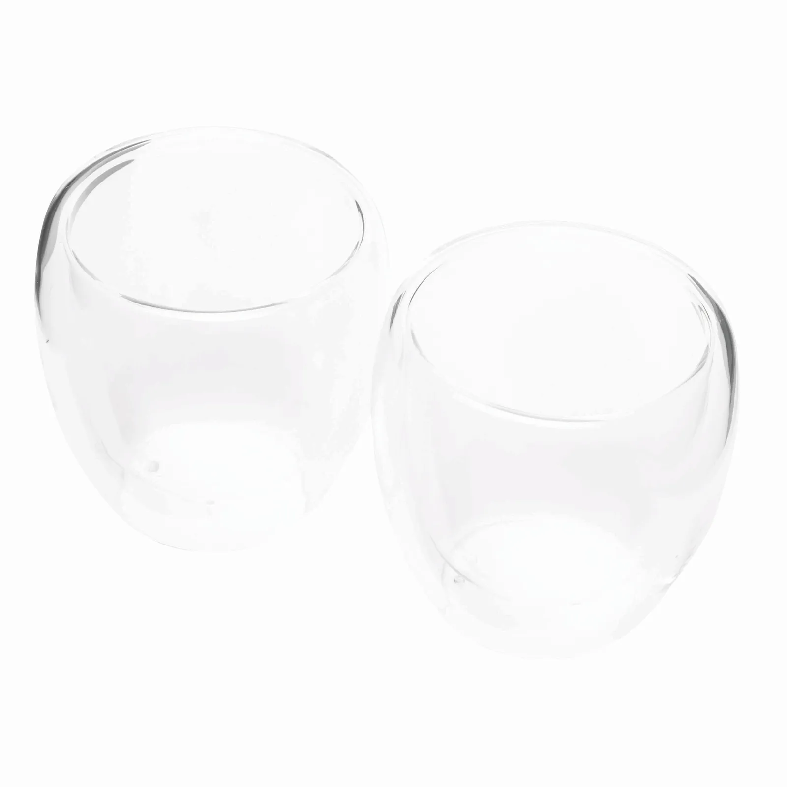 DRINK LINE M - Gläser-Set, doppelwandig: 2er-Set transparent