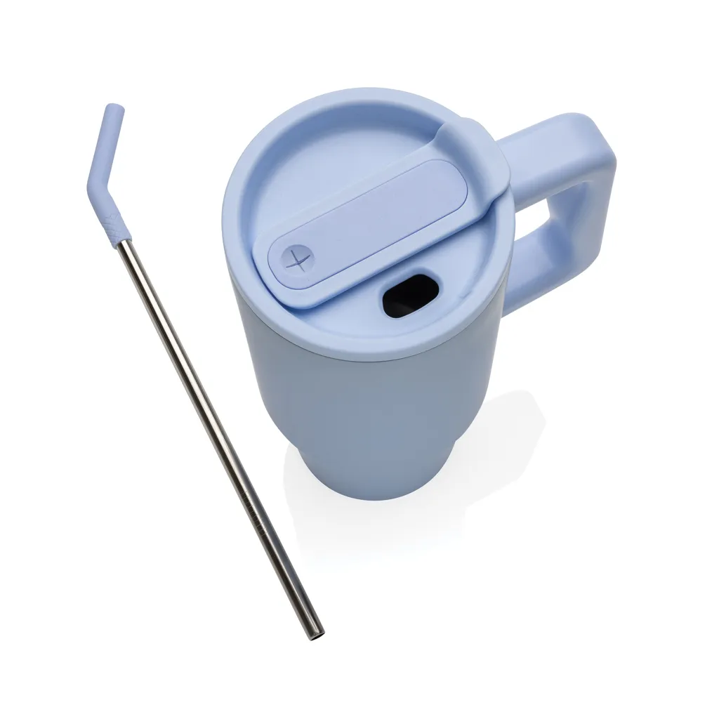 Embrace Deluxe Becher aus RCS recyceltem Edelstahl 900ml, hellblau – Bild 3