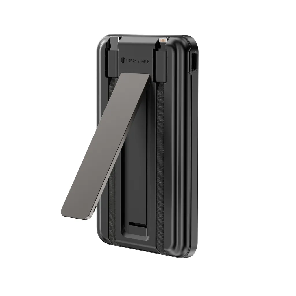 Urban Vitamin Redwood 5-in-1 5.000mAh 20W PD magn. Powerbank, schwarz – Bild 11